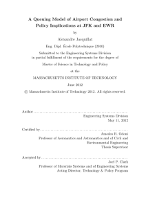A Queuing Model of Airport Congestion and Alexandre Jacquillat