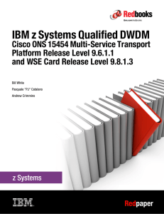 IBM z Systems Qualified DWDM