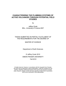 CHARACTERIZING THE PLUMBING SYSTEMS OF ACTIVE VOLCANOES THROUGH POTENTIAL FIELD STUDIES