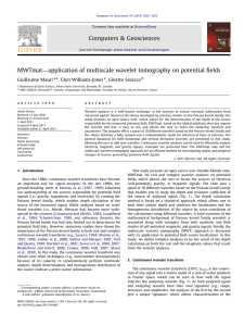 MWTmat—application of multiscale wavelet tomography on potential ﬁelds Guillaume Mauri