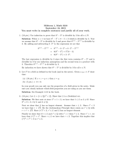 Midterm 1, Math 3210 September 16, 2015