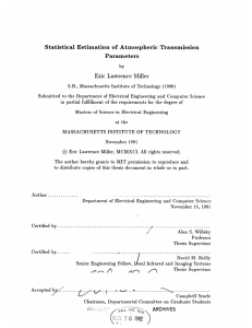 Statistical  Estimation  of  Atmospheric  Transmission Parameters