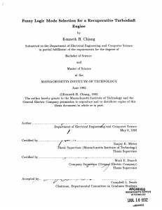 Fuzzy  Logic  Mode  Selection  for ... Engine Kenneth  H.  Chiang