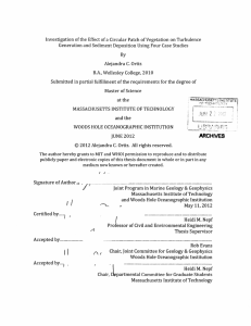 Investigation of the Effect  of a  Circular ... Generation  and Sediment  Deposition  Using  Four...