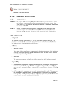 Operating Policy and Procedure February 29, 2012