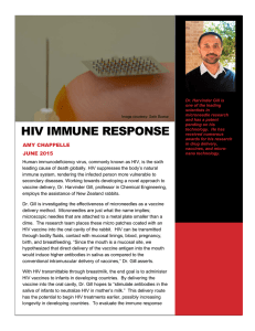 HIV IMMUNE RESPONSE