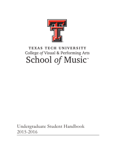 Undergraduate Student Handbook 2015-2016