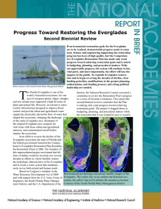 Progress Toward Restoring the Everglades Second Biennial Review