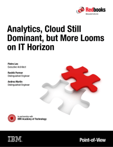 Analytics, Cloud Still Dominant, but More Looms on IT Horizon Point-of-View