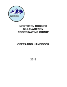 NORTHERN ROCKIES MULTI-AGENCY COORDINATING GROUP