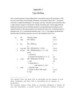 Appendix 1 Type-Shifting