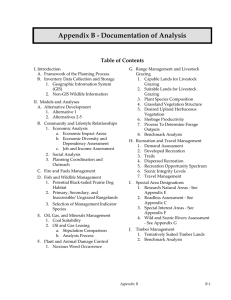 Appendix B - Documentation of Analysis Table of Contents