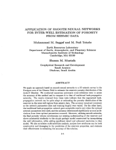 APPLICATION OF SMOOTH NEURAL NETWORKS FOR INTER-WELL ESTIMATION OF POROSITY