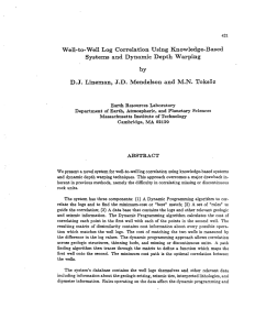 Well-to- Well Log Correlation Using Knowledge-Based Systems and Dynamic Depth Warping