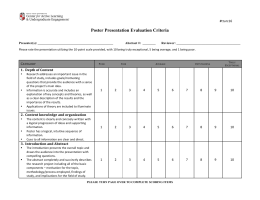 Presentation evaluation criteria 1 image