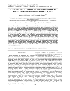 6. Herpetological Conservation and Biology 9(1):76−9 ly 2014.