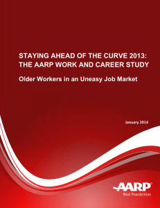 STAYING AHEAD OF THE CURVE 2013: