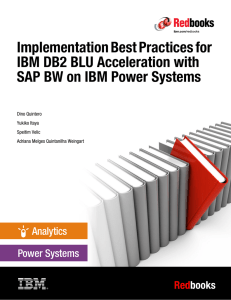 Implementation Best Practices for IBM DB2 BLU Acceleration with Red