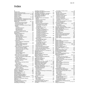 Index , A