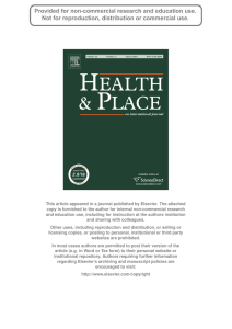 This article appeared in a journal published by Elsevier. The... copy is furnished to the author for internal non-commercial research