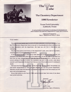 TheFest ube UL The Chemistry  Department