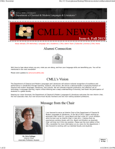 CMLL Newsletter file:///C:/Users/jalemon/Desktop/Website/newsletter/cmllnewsletter6.html
