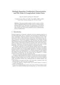 Multiply-Imputing Confidential Characteristics and File Links in Longitudinal Linked Data
