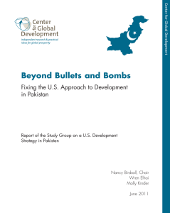 Beyond Bullets and Bombs Fixing the U.S. Approach to Development in Pakistan