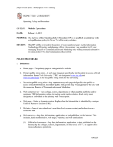 Operating Policy and Procedure February 4, 2015