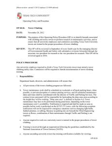 Operating Policy and Procedure November 28, 2012