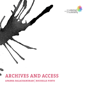 archives and access aparna balachandran | rochelle pinto 1 81