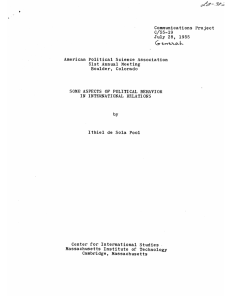 Communications  Project 28,  1955 51st  Annual  Meeting