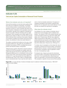 Criterion 6. Maintenance and Enhancement of Long-Term Multiple Socioeconomic Benefits To