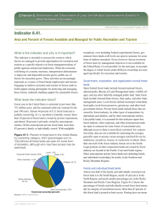 Criterion 6. Maintenance and Enhancement of Long-Term Multiple Socioeconomic Benefits To