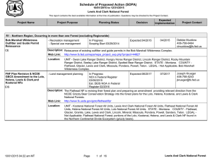 Schedule of Proposed Action (SOPA) 10/01/2015 to 12/31/2015