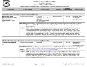 Schedule of Proposed Action (SOPA) 10/01/2014 to 12/31/2014