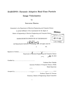 DARTPIV:  Dynamic  Adaptive  Real-Time  Particle by