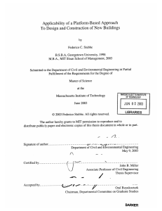 Applicability  of a Platform-Based  Approach -1