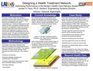 Designing a Health Treatment Network: