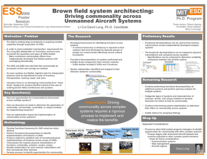 ESS MIT ESD Brown field system architecting: