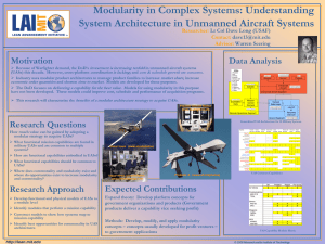 Modularity in Complex Systems: Understanding System Architecture in Unmanned Aircraft Systems Motivation