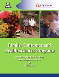 Family, Consumer and Health Sciences Programs E    TENSION
