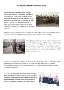 History of Trafford General Hospital