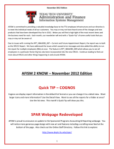 AFISM is committed to providing a valuable knowledge base to... November 2012 Edition