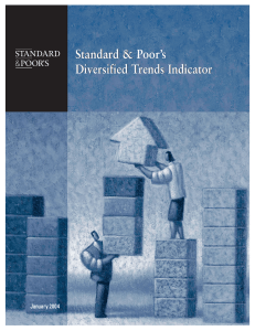 Standard &amp; Poor’s Diversified Trends Indicator JJaannuuaarryy  220000 44