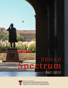 Spectrum b r o a d Fall 2015