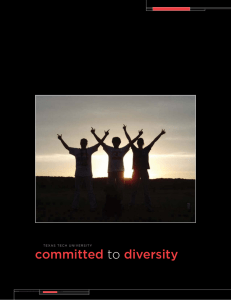 committed diversity to T e x a s   T e c...