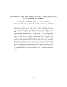 CONTINUOUS AND DISCONTINUOUS PHASE TRANSITIONS IN HYPERGRAPH PROCESSES