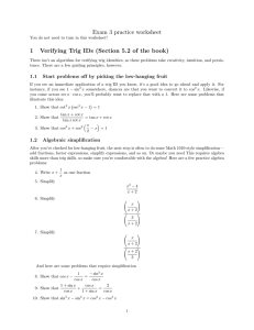 Exam 3 practice worksheet 1