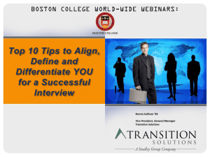 Top 10 Tips to Align, Define and Differentiate YOU for a Successful